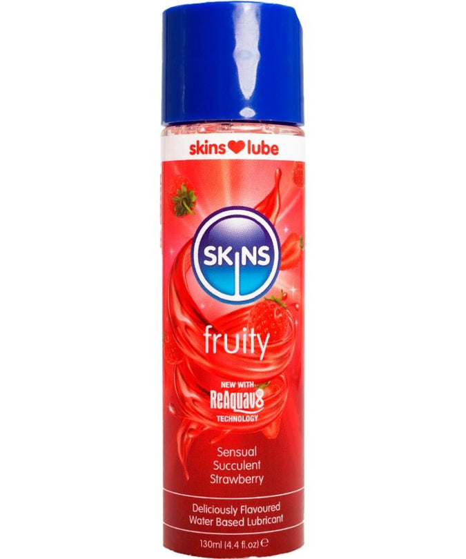 Skins – Fruity Water – Op waterbasis glijmiddel Aardbei 130 ml