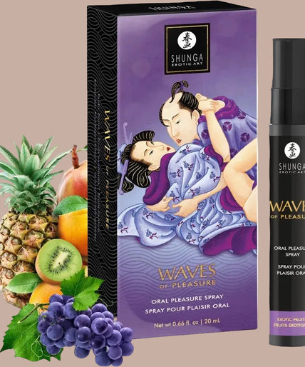 Shunga – Waves Pleasure Spray Oral Verführerische Exotische Früchte 20 ml