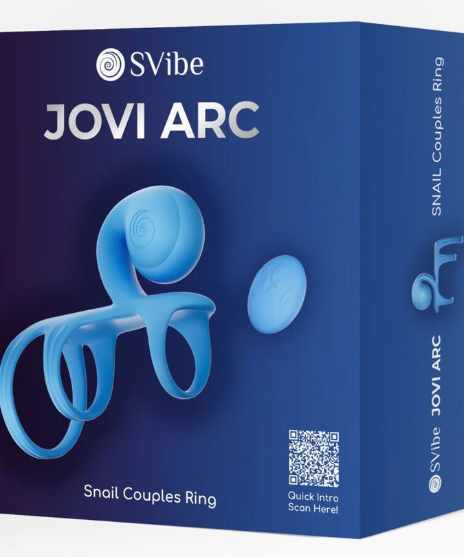 Snail Vibe – Jovi Arc Couple Ring Remote Control Blue