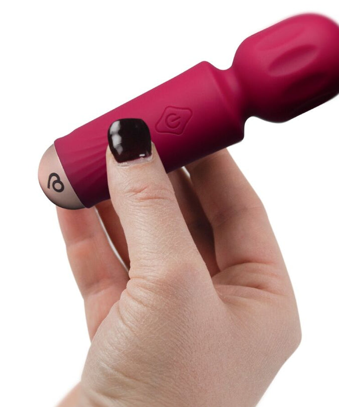 Rocks – Off – Mini Wiederaufladbarer Vibrator mit 16 Funktionen, Azalea Red 