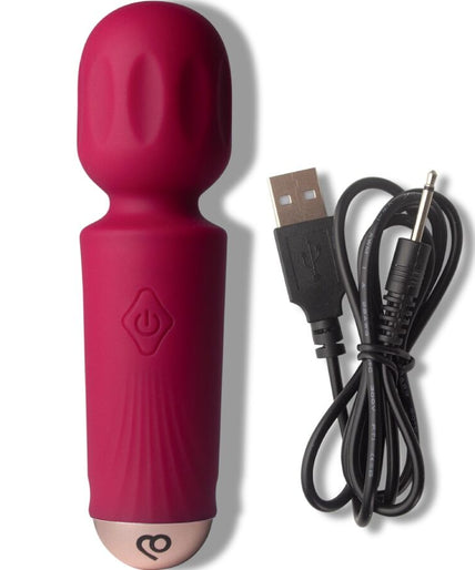 Rocks – Off – Mini Wiederaufladbarer Vibrator mit 16 Funktionen, Azalea Red 