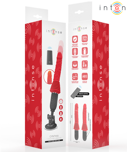 Intense – Cynthia Fernbedienung Stossender Vibrator Mit Wärmefunktion