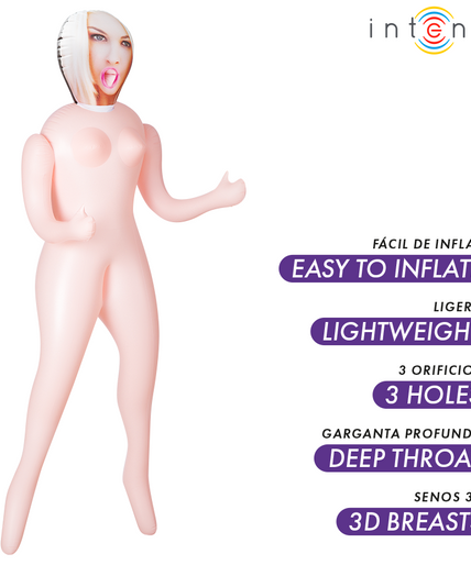 Intense Dolls – Irina Inflatable Doll With Three Orifices