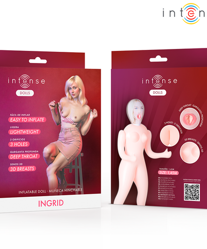 Intense Dolls – Ingrid Inflatable Doll With Three Orifices