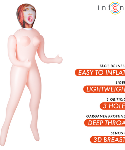Intense Dolls – Scarlett Inflatable Doll With Three Orifices