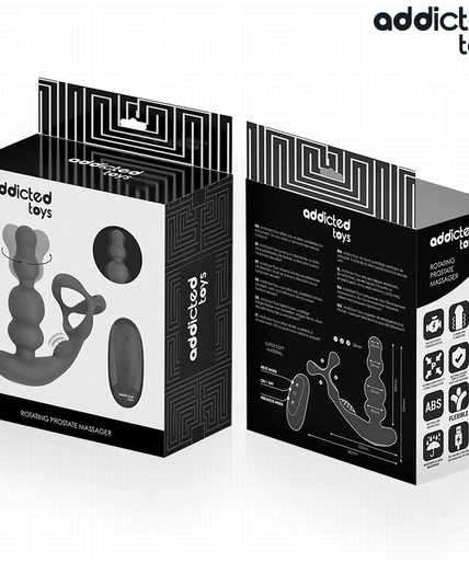 Pleasurements – Addicted Toys – Rotierender Prostatamassagegerät mit Fernbedienung