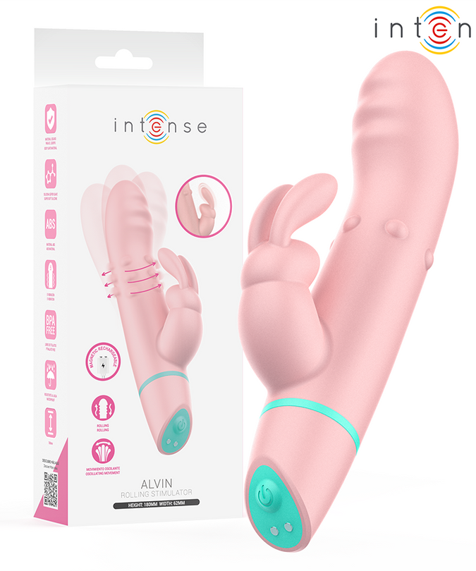 Pleasurements – Intensiv – Alvin Rabbit Stimulator mit rollender und oszillierender Vibration