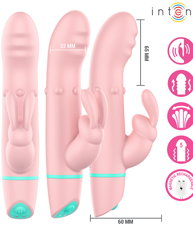 Pleasurements – Intensiv – Alvin Rabbit Stimulator mit rollender und oszillierender Vibration