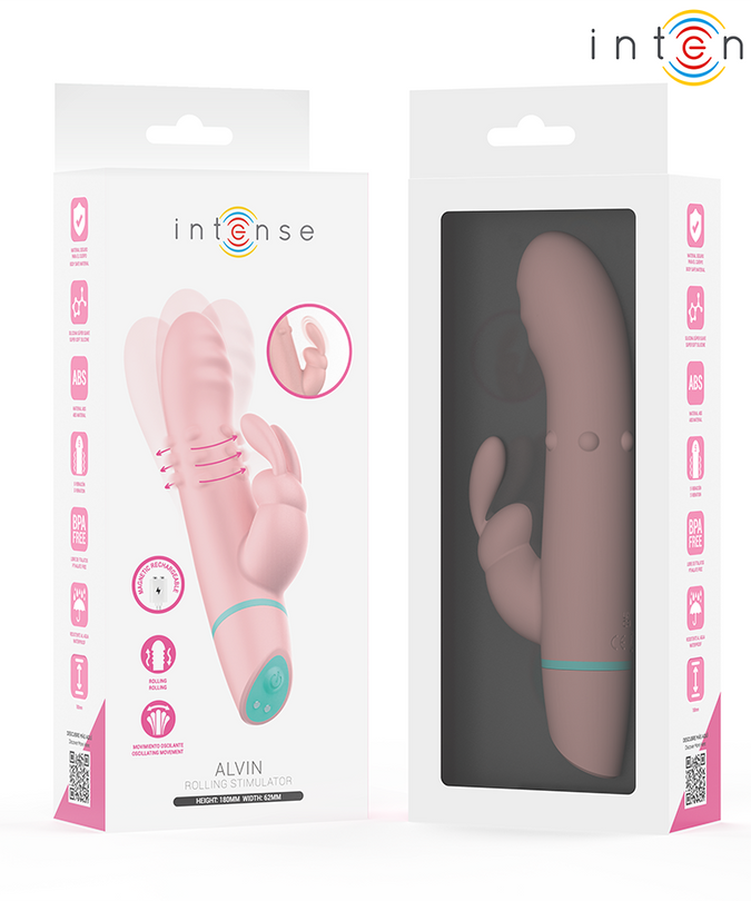 Pleasurements – Intensiv – Alvin Rabbit Stimulator mit rollender und oszillierender Vibration