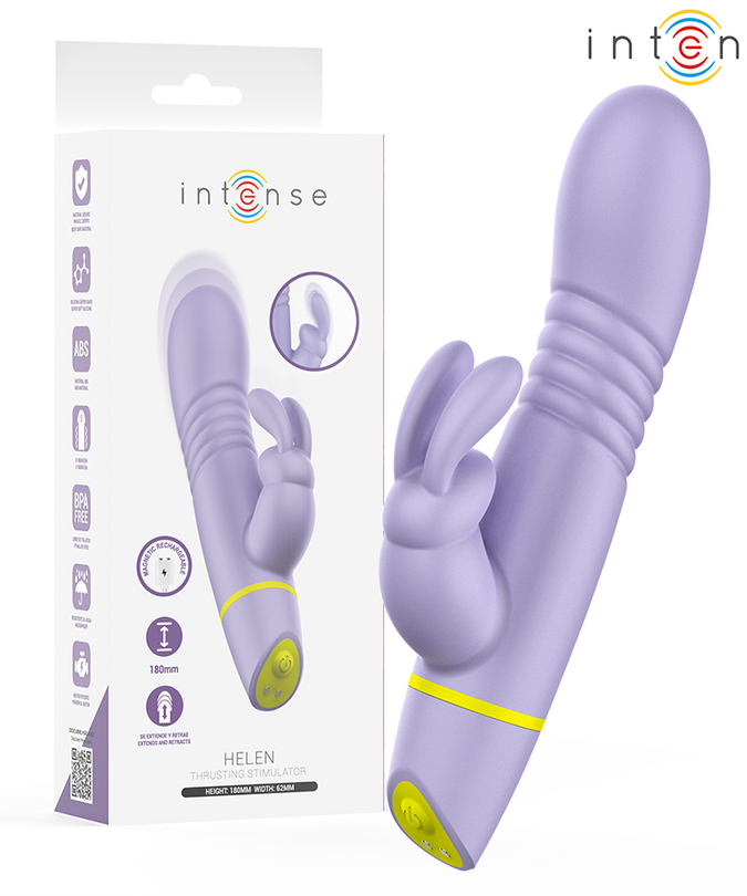 Pleasurements – Intense – Helen Rabbit Stimulator & Thrusting Vibrator