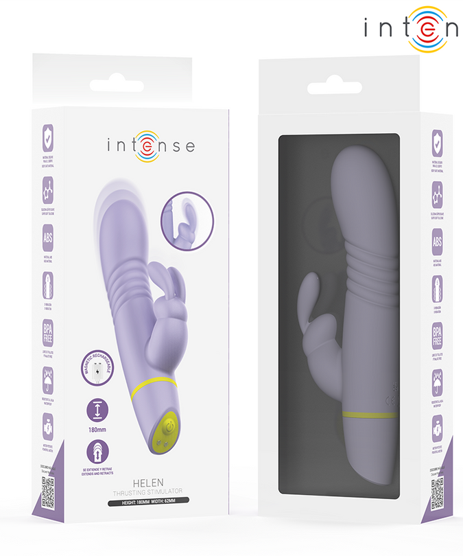Pleasurements – Intense – Helen Rabbit Stimulator & Thrusting Vibrator