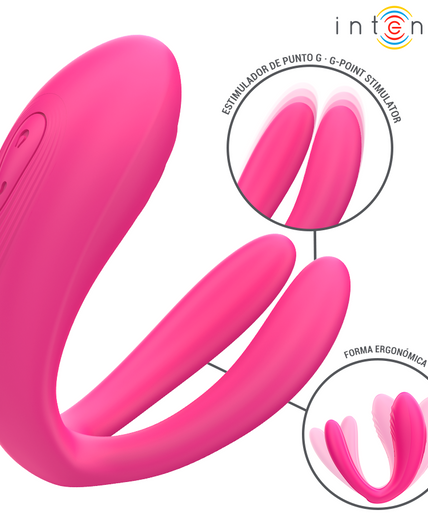 Intense – Julia Doppelvibrator mit Klemmenstimulator und Fernbedienung