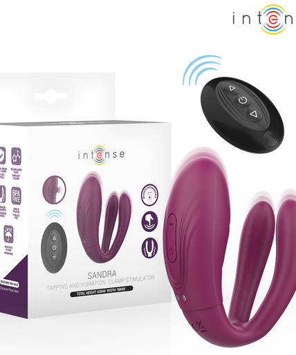 Intensiv – Sandra Klopfen- und Vibrationsklemmenstimulator mit Fernbedienung