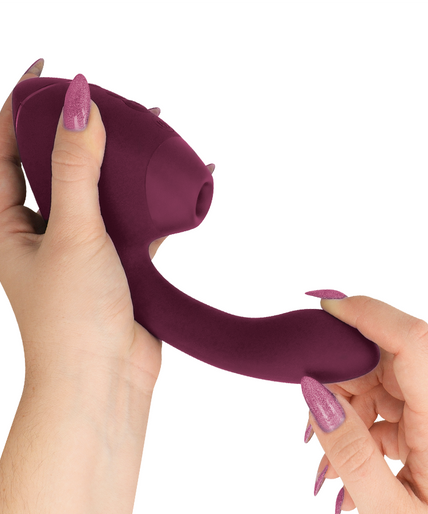 Womanizer – Duo Next Dual Klitoral- & G-Punkt-Stimulator Staubiges Pink 