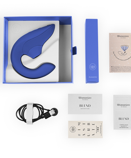 Womanizer – Blend Rabbit Vibrator Stimulator Lebhaftes Blau 