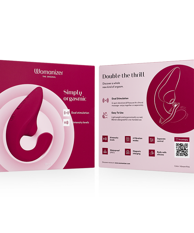 Womanizer – Blend Rabbit Vibrator Stimulator Vibrant Pink