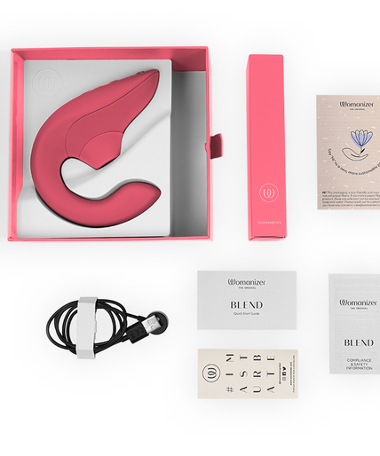 Womanizer – Blend Rabbit Vibrator Stimulator Lebhaftes Rosa 
