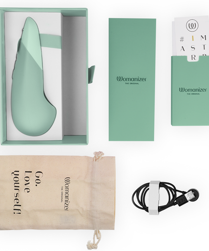 Womanizer – Vibe Lay-On Leiser Vibrator Salbei 