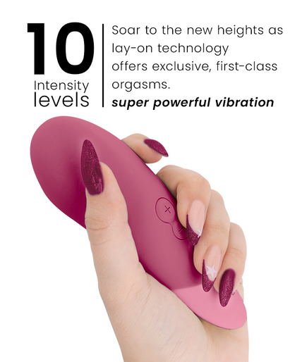 Womanizer – Vibe Lay-On Leiser Vibrator Staubiges Pink 