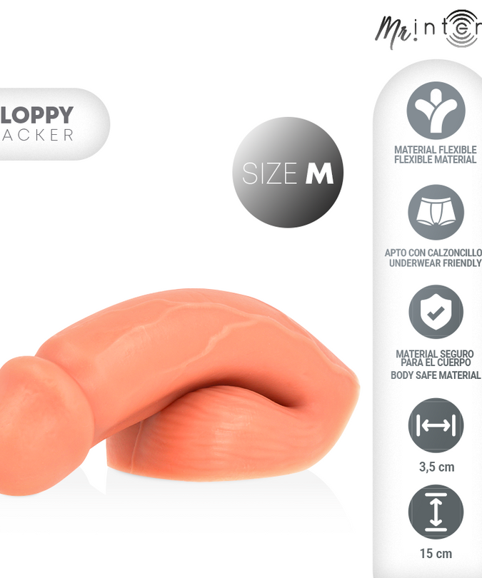 Mr Intense – Floppy Größe M realistischer Packer