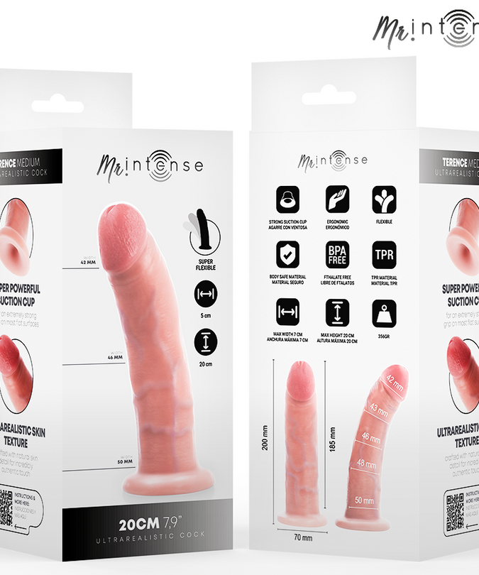 Mr Intense – Mittlerer Terence Dildo 20 cm – Ø – 5 cm