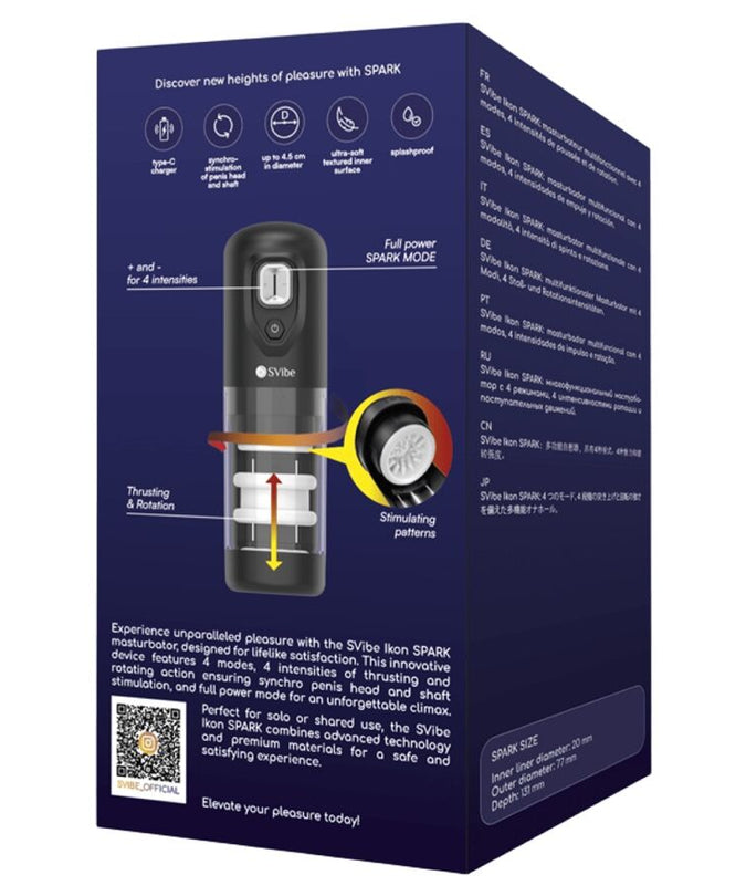 Snail Vibe – Ikon Spark Thrusting & Rotation Masturbator