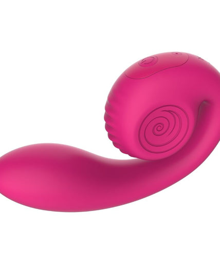 Snail Vibe – Gizi Lite Dual G – Spot & Klitoral Pink Vibrator