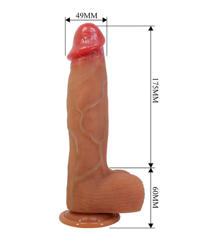 Pretty Love – Orton Realistischer Dildo mit Saugnapf 23,5 cm – Ø – 4,9 cm