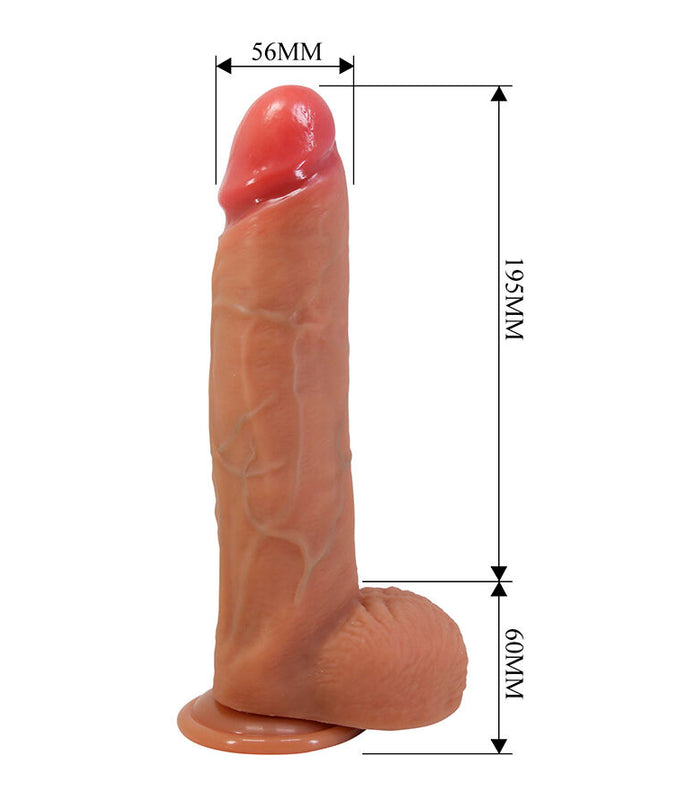 Pretty Love – Mendel Realistischer Dildo mit Saugnapf 25,5 cm – Ø – 5,6 cm
