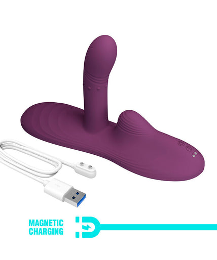Pretty Love – Luka Sit-Down Vibrator mit Wärmeeffekt und Fernbedienung