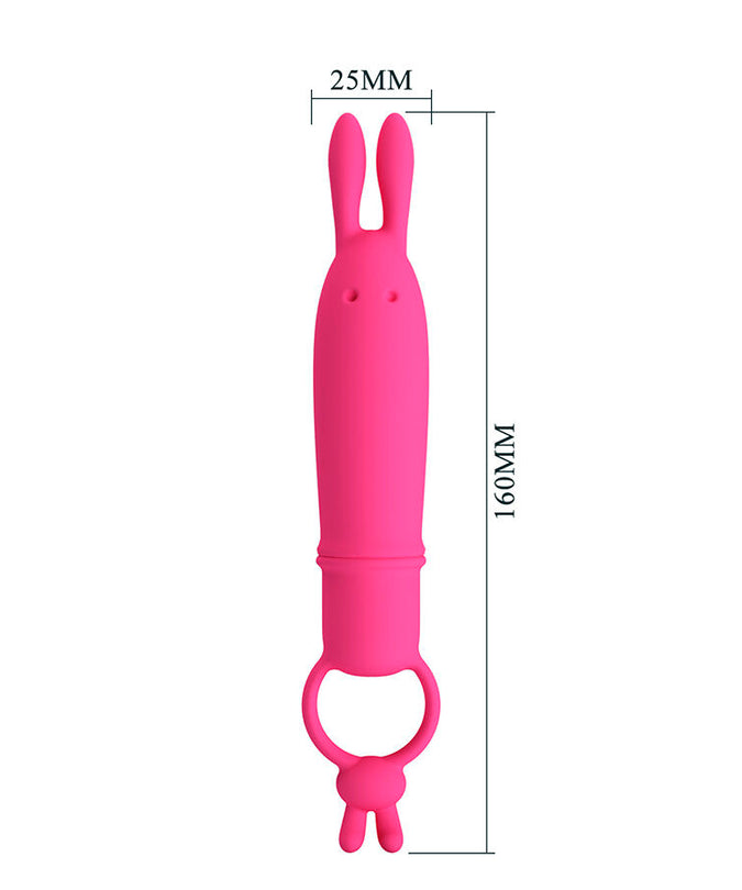 Pretty Love – Delia Rabbit Vibrator With Resistance Ring