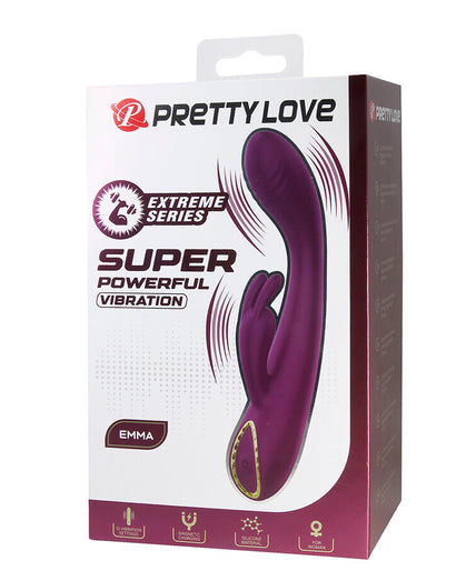 Pleasurements – Pretty Love – Emma Rabbit Vibrator mit Stimulator Lila