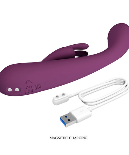 Pleasurements – Pretty Love – Emma Rabbit Vibrator mit Stimulator Lila