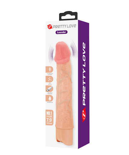 Pretty Love – Leander Flexibler realistischer Vibrator