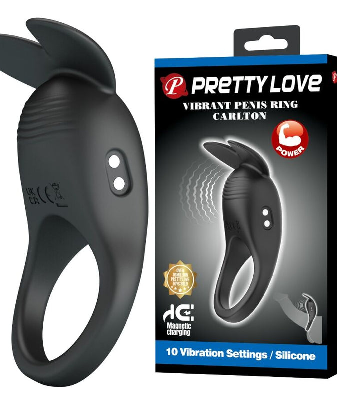 Pretty Love – Carlton Penis Ring With Clitoral Stimulator