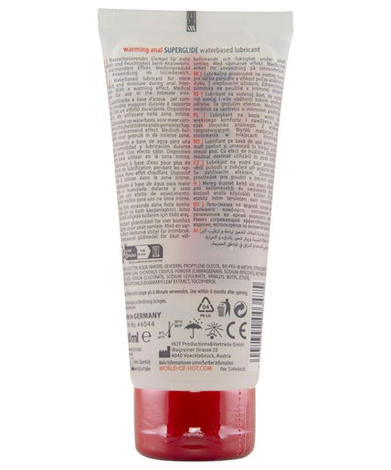 Hot – Anal Superglide Warming Liquid Pleasure wasserbasiertes Gleitmittel 100 ml