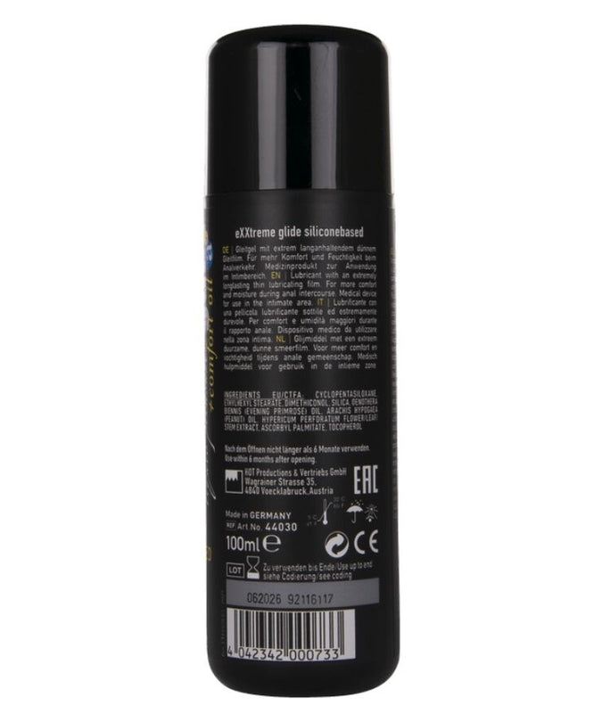 Hot – Exxtreme Glide Siliconebased Lubricant + Comfort Oil A+ 100 Ml