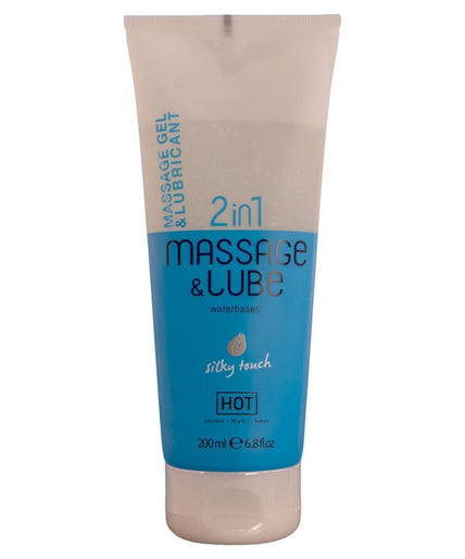 Hot – Massage & Glide Gel 2in1 Seidiger Touch 200 ml
