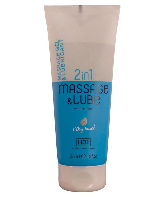 Hot – Massage & Glide Gel 2in1 Seidiger Touch 200 ml