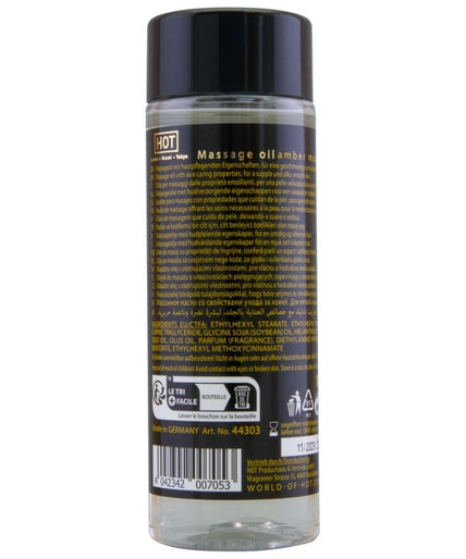 Hot – Massageöl Amber & Moschus 100 ml