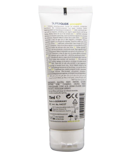 Hot – Superglide essbares Gleitmittel wasserbasiert Ananas 75 ml