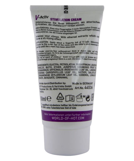 Hot – V – Aktiv Stimulation Creme für Frauen 50 ml