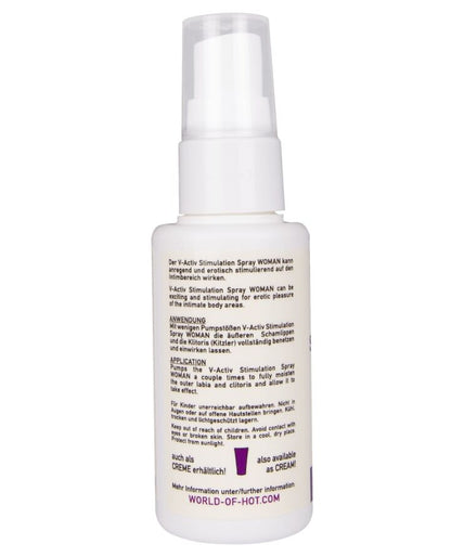 Hot – V – Aktivierungs-Spray zur Stimulation für Frauen 50 ml