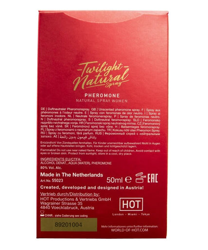 Hot – Twilight Pheromone Natural Women 50 Ml