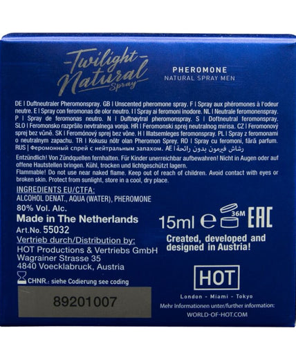 Hot – Twilight Pheromone Natural Men 15 Ml
