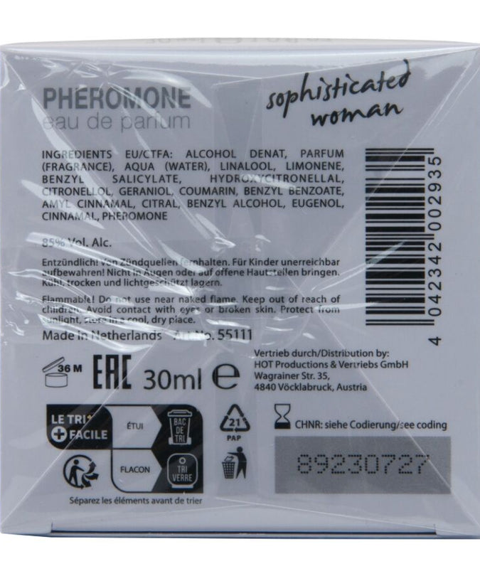 Hot – Pheromone Perfume London Sophisticated Woman 30 Ml