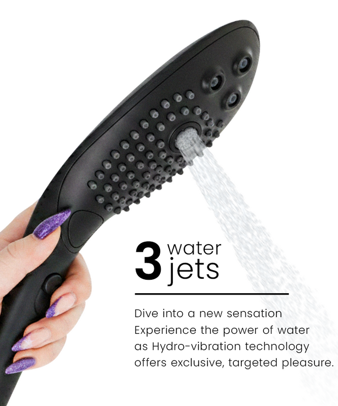 Womanizer – Wave Klitorisstimulierender Duschkopf Schwarz 