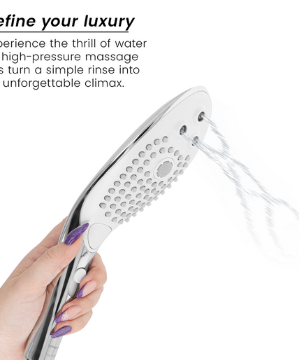 Womanizer – Wave Klitorisstimulierender Duschkopf Chrom 