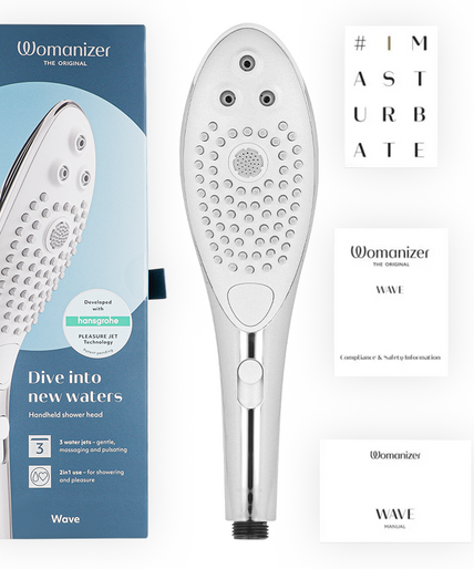 Womanizer – Wave Klitorisstimulierender Duschkopf Chrom 