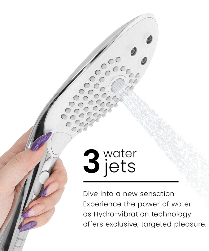 Womanizer – Wave Klitorisstimulierender Duschkopf Chrom 